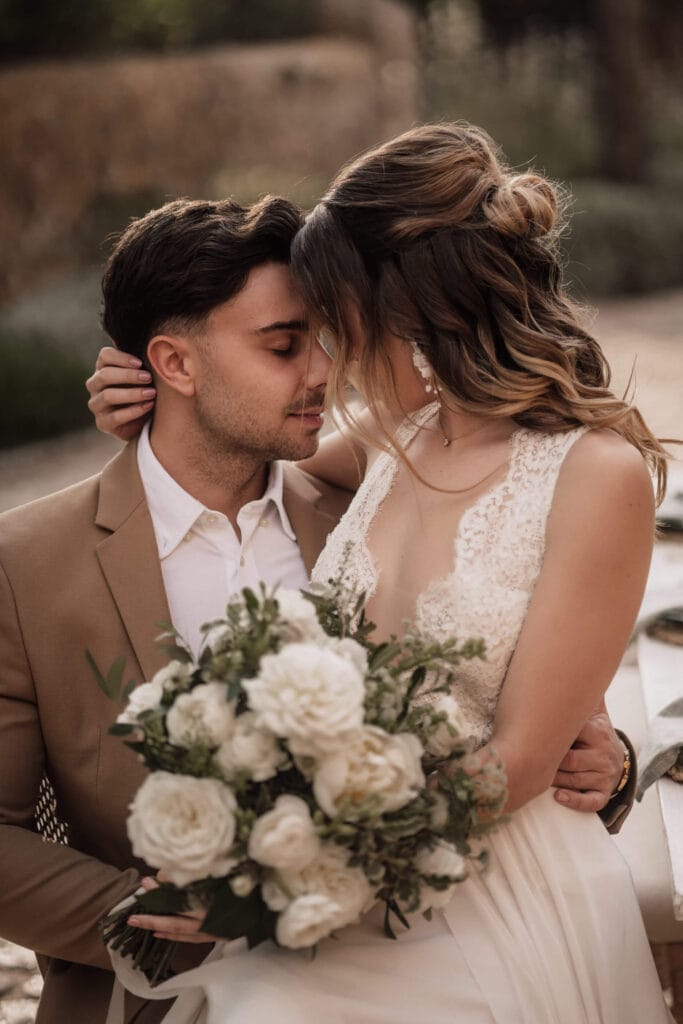Finca Hochzeit auf Mallorca - Ein Styledshoot auf der Finca Biniagual von Hochzeitsfotografin Lea fotografiert
